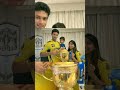 ravindra jadeja family👪 and csk all players ipl2023 youtubeshorts cricketshorts mahi cskvsgt