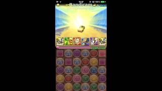 【パズドラ】ワダツミ降臨 超地獄級 光ラーPT ノーコン攻略