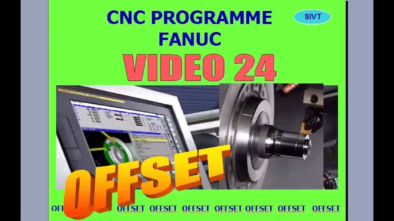 OFFSET VIDEO 24 தமிழ் வழி பயிற்சி CNC PROGRAMMING - YouTube