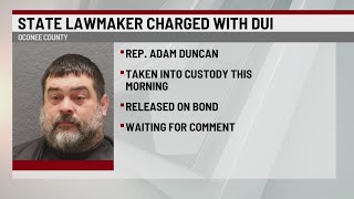 SC state lawmaker arrested for DUI in Oconee County
