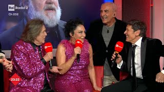 ntervista a Gianni Morandi e Ricchi e Poveri (3ª serata) - Radio2 a Sanremo