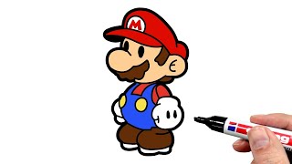 How to Draw Paper Mario