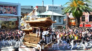 平成26年だんじり動画　岸和田地区パレード（9月13日沼町）