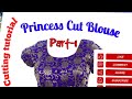 Princess Cut Blouse || Cutting Tutorial || Best Video Tutorial || Roshni Chaugule