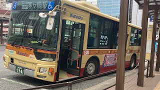 神奈中バス前面展望 車窓 平塚駅北口→茅ヶ崎駅/ 茅06 平塚駅北口1210発