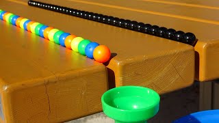 Marble Run ☆ Bench Groove + Kumi Kumi Slope Original Course