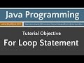 Learn Java Programming - For Loop Statement Tutorial