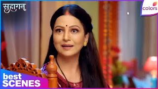 Suhaagan | Pallu चली करने Bindi की सुहागरात राख | Colors TV