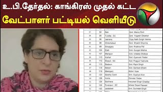 உ.பி.தேர்தல்: காங்கிரஸ் முதல் கட்ட வேட்பாளர் பட்டியல் வெளியீடு