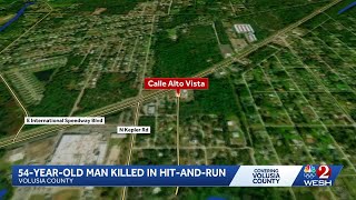 54-year-old man killed in Volusia County hit-and-run