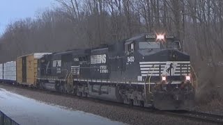 NS D9-44CW \u0026 SD60M Lead NS 10A on 2-3-17