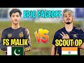 INDIAN TEAM VS FREESTYLE IN PMWL😍😍😍 | FS MALIK VS OR SCOUT 1VS1 | FREESTYLE VS ORANGE ROCK PMWL