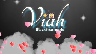 viah : mr and Mrs Narula (lyrics) || viah whatsapp status|| black background status lyrics