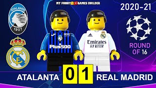 Atalanta vs Real Madrid 0-1 • Champions League 2021 • All Goals Full Highlights Lego Football