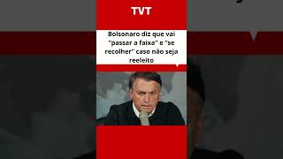 No Podcast Collab, Bolsonaro diz que vai “passar a faixa” e “se recolher” caso não seja reeleito.