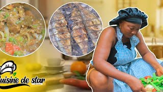 Cuisine Congolaise: MIMI KABONGO FILLE DE OUF À LAMBELI BISO SAUCE BLOQUE MAKUSA YA MBOKA NA BISO 😋