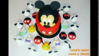 Mickey Mouse Cake & Cupcakes ( part 1 )