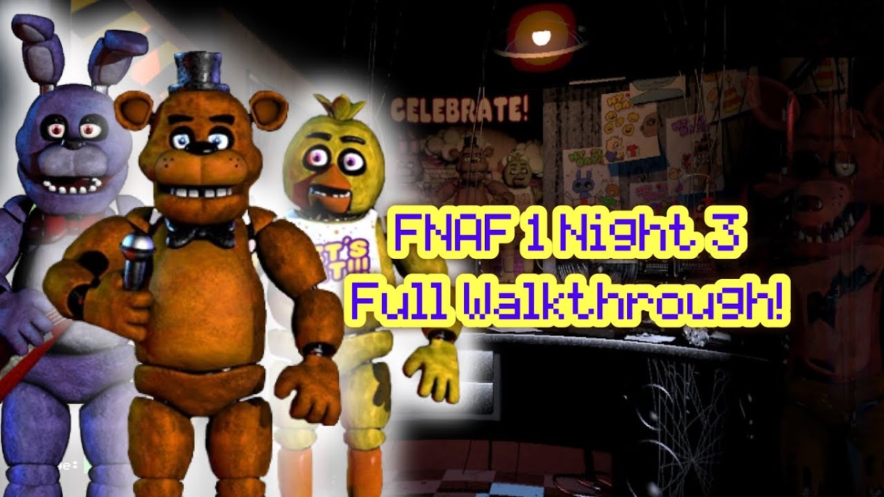 FNAF NIGHT 3 ***EASY TUTORIAL*** | How To Beat FNAF Night 3 - YouTube