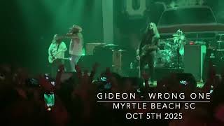 Gideon - Wrong One live! (Unreleased NEW Song) Great quality!