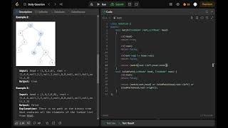 1367. Linked List in Binary Tree | C++ | Simple and easy explanation | Leetcode daily question | DSA
