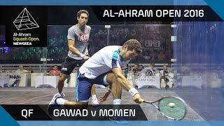 Squash: Gawad v Momen - Al-Ahram Open 2016 - QF Highlights