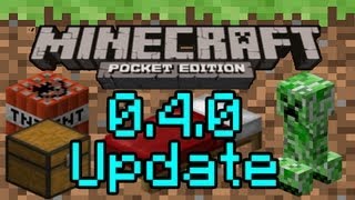 Minecraft Pocket Edition 0.4.0 Update Features Gameplay