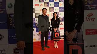 Anu Malik with daughter at Zee cine awards 2023