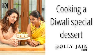 Cooking a Diwali's Special Dessert by Dolly Jain and Sneha