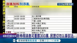 瘋狂造謠是對防疫有幫助嗎？網路流傳基隆確診高中生\