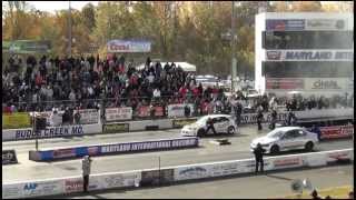 The TPR Honda Civic goes 8.56 @ 180mph at the 2013 Maryland International Import Vs Domestics Race