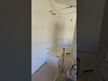 part 3 garage and back wall spray texture drywalling diy construction texturedrywallmud