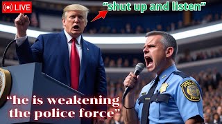 Trump's Confrontation With Racist Cop Fired Over His Protection Policy