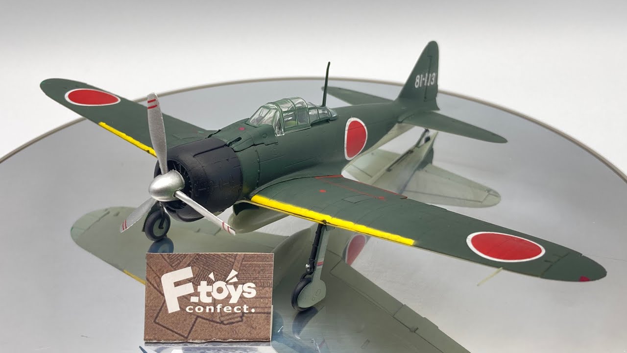 F-toys 1/72 A6M Zero Fighter - YouTube