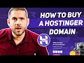 How to Buy a Hostinger Domain (STEP BY STEP)