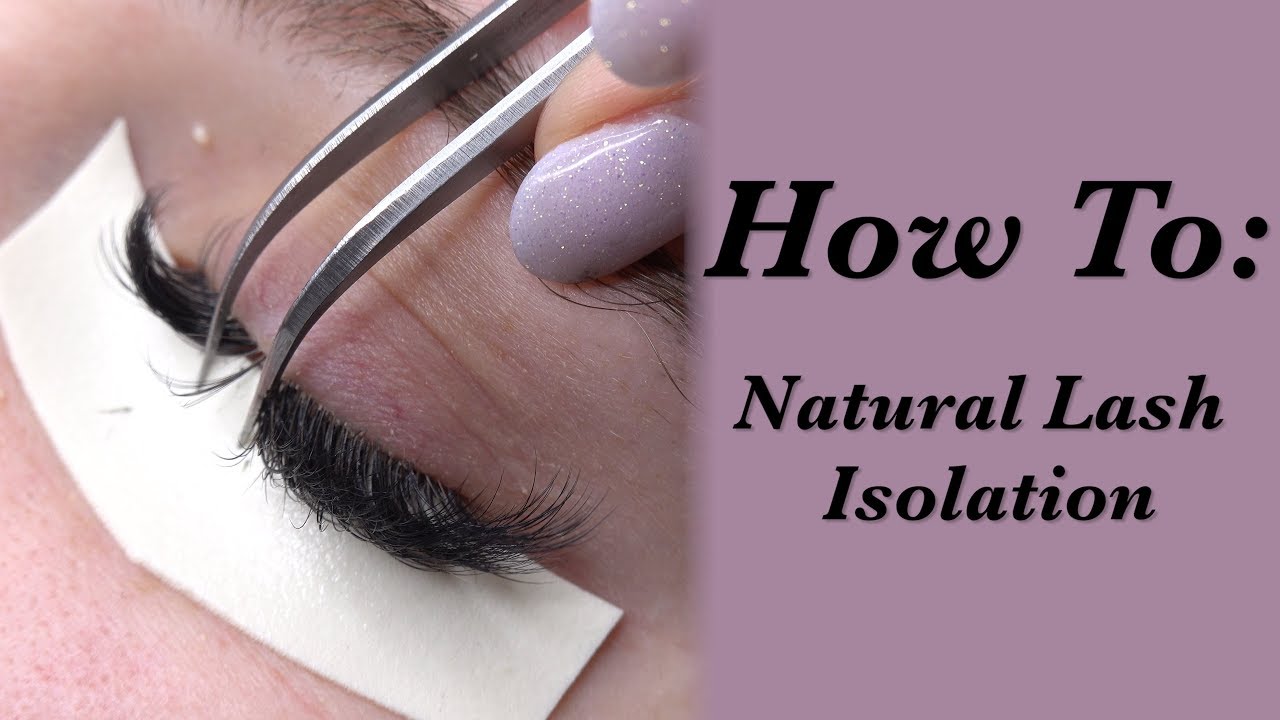 Up Close Lash Isolation How To Properly Isolate Youtube