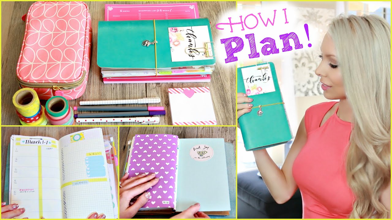 How I Stay Organized ♡ Inside My Planner - YouTube