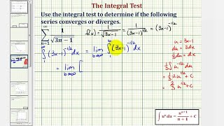 Ej: Serie Infinite - Prueba integral (radical y divergente)
