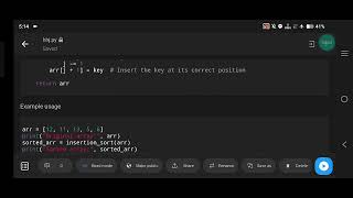 Python Program for Insertion Sort Algorithm - Efficient Sorting for Small Datasets