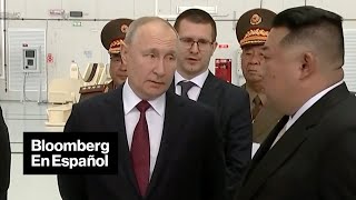 Putin se reúne con Kim Jong Un de Corea del Norte en el centro de lanzamiento espacial ruso