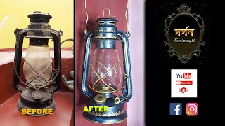 Restoration of old traditional kerosene Hurricane Lamp/ lantern