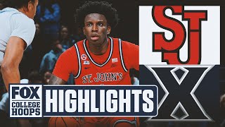 St. John's Red Storm vs. Xavier Musketeers Highlights | FOX College Hoops