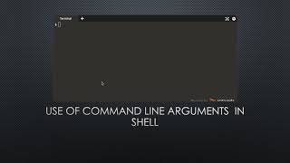 Shell Scripting Tutorial Series 04 : command line Arguments