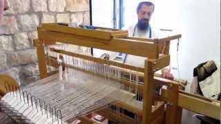 Real Tallit Weaving in Israel