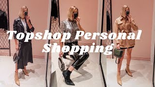My First TOPSHOP PERSONAL SHOPPING Experience | Day To Night Outfit Try On Winter + Festive Season