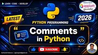 Python Tutorial for Beginners | Comments in Python