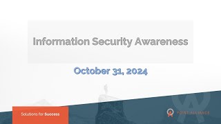 Information Security Awareness Training