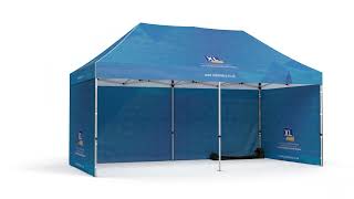 RHINO® 3x6 Custom Printed Gazebo | RHINO® Tents By XL Displays