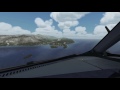 fsx orbx dubrovnik fsl a320 x landing cockpit view