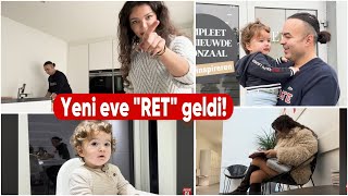 Yeni evimize ret geldi! Belçika'dan gunluk vlog | Gurbetçi aile