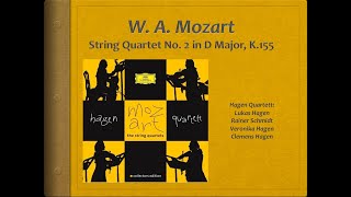 Mozart, String Quartet 2, K.155 - Video Score - Hagen Quartett